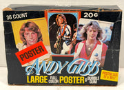 Andy Gibb 1978 Donruss Bubble Gum Vintage Poster Card Box 36 Sealed Packs - TvMovieCards.com