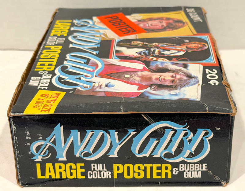 Andy Gibb 1978 Donruss Bubble Gum Vintage Poster Card Box 36 Sealed Packs - TvMovieCards.com