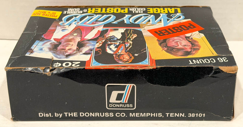 Andy Gibb 1978 Donruss Bubble Gum Vintage Poster Card Box 36 Sealed Packs - TvMovieCards.com
