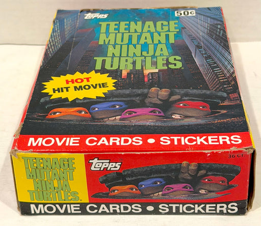 1990 Teenage Mutant Ninja Turtles Movie Series 1 Vintage Card Box 36 Packs Topps - TvMovieCards.com