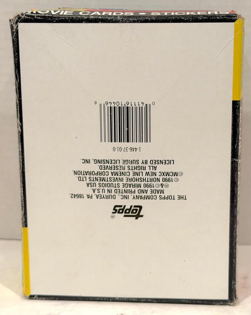1990 Teenage Mutant Ninja Turtles Movie Series 1 Vintage Card Box 36 Packs Topps - TvMovieCards.com