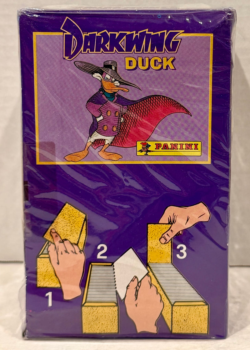 1991 Darkwing Duck Album Sticker Box 100 Packs Sealed Panini - TvMovieCards.com