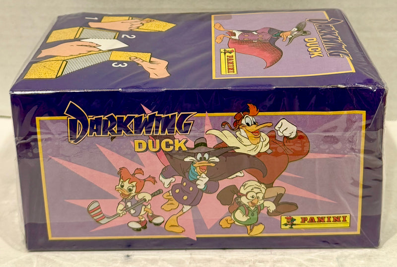 1991 Darkwing Duck Album Sticker Box 100 Packs Sealed Panini - TvMovieCards.com