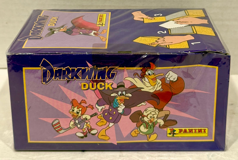 1991 Darkwing Duck Album Sticker Box 100 Packs Sealed Panini - TvMovieCards.com