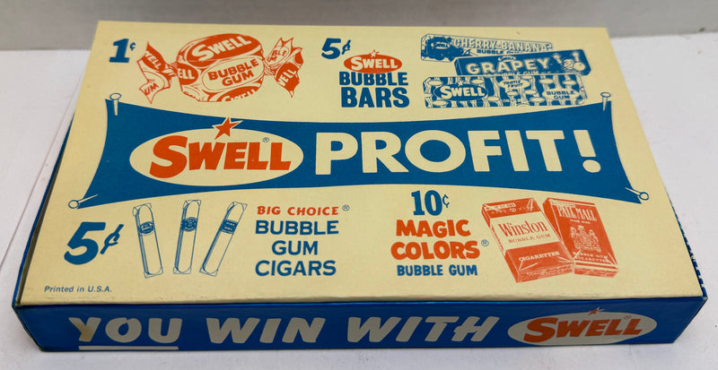Presidential Candidate Hubert H. Humphrey Bubble Gum Cigars Vintage Box Swell 68   - TvMovieCards.com