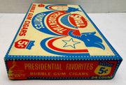 Presidential Candidate Hubert H. Humphrey Bubble Gum Cigars Vintage Box Swell 68   - TvMovieCards.com