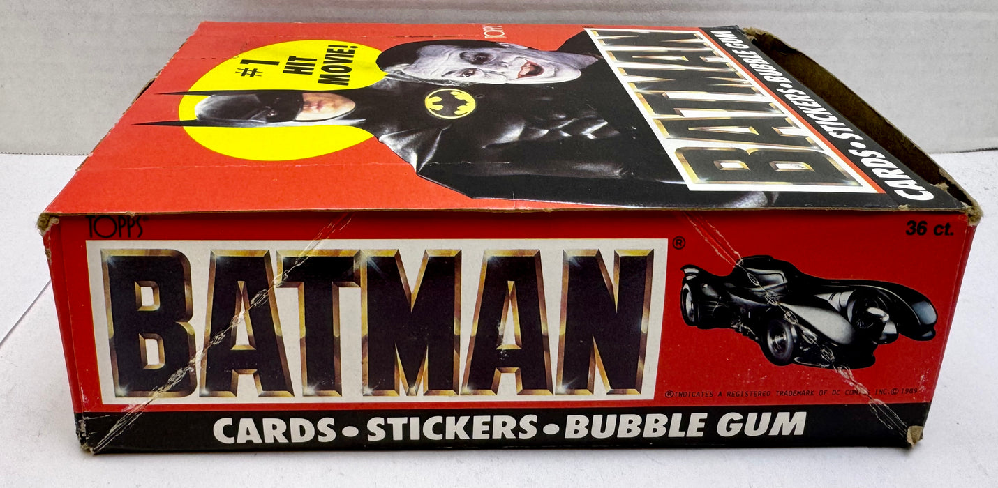 Batman Movie Series 1 Vintage Trading Wax Trading Card Box 36 Packs Topps 1989   - TvMovieCards.com