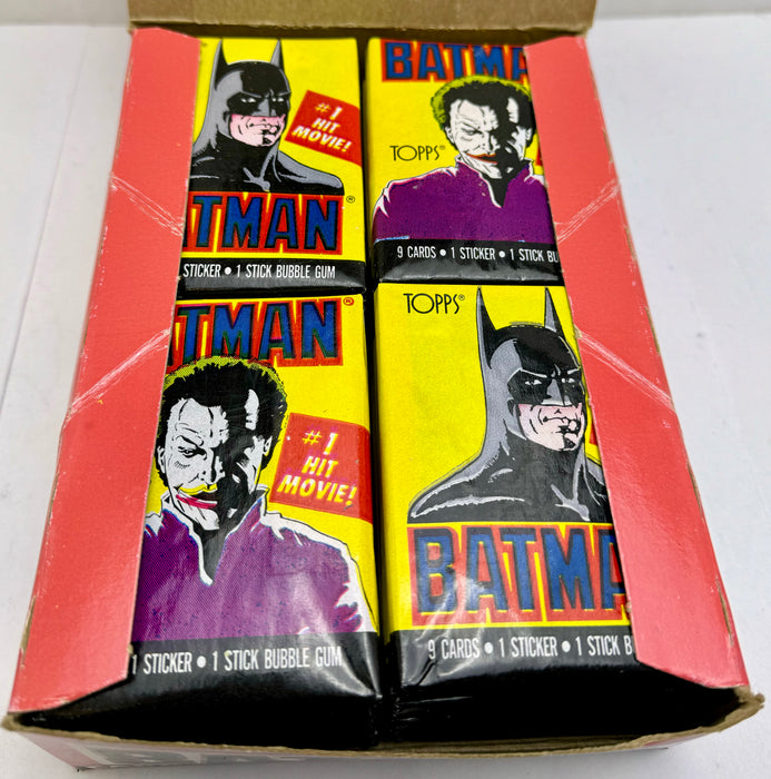 Batman Movie Series 1 Vintage Trading Wax Trading Card Box 36 Packs Topps 1989   - TvMovieCards.com