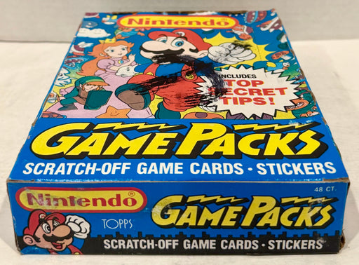 Nintendo Game Packs Vintage Card Box 48 Packs Topps 1989 X-out Bright Colors - TvMovieCards.com
