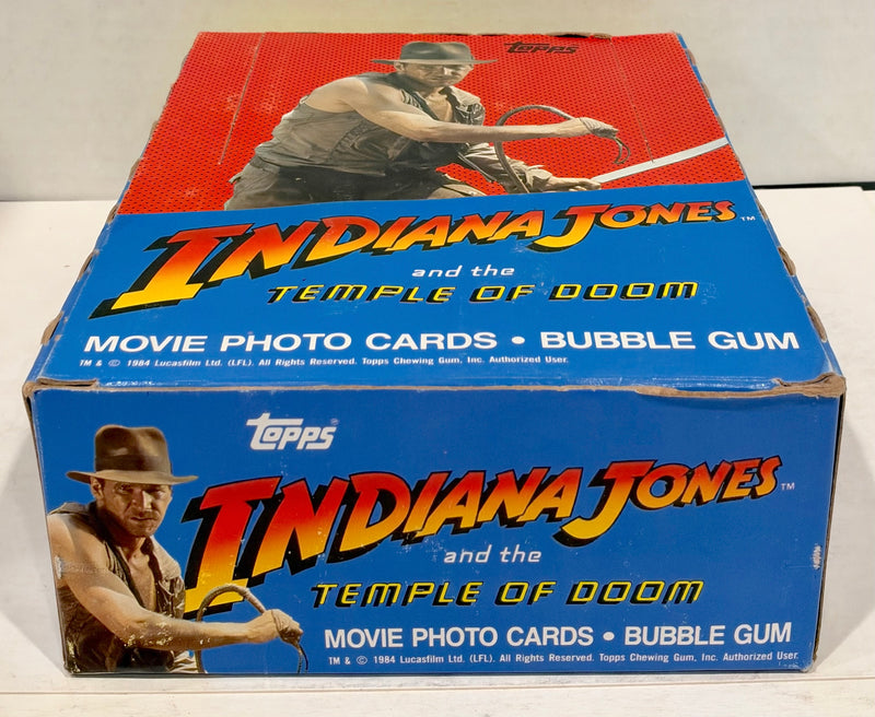 1984 Topps Indiana Jones Temple of Doom Vintage FULL 36 Pack Trading Card Box