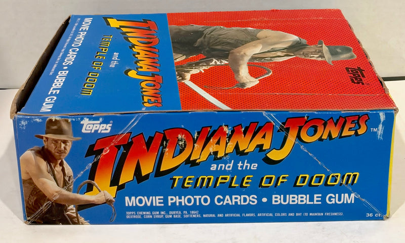 1984 Topps Indiana Jones Temple of Doom Vintage FULL 36 Pack Trading Card Box