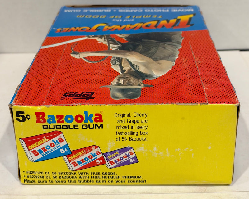 1984 Topps Indiana Jones Temple of Doom Vintage FULL 36 Pack Trading Card Box