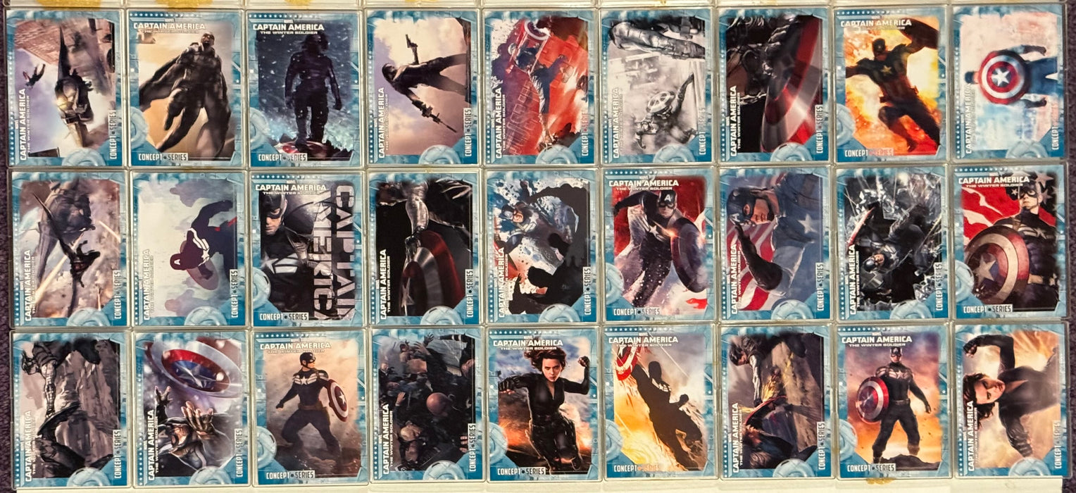 2014 Captain America Winter Soldier Concept Series Chase Card Set CS-1/CS-27 - TvMovieCards.com