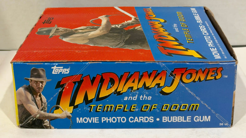 1984 Topps Indiana Jones Temple of Doom Vintage FULL 36 Pack Trading Card Box