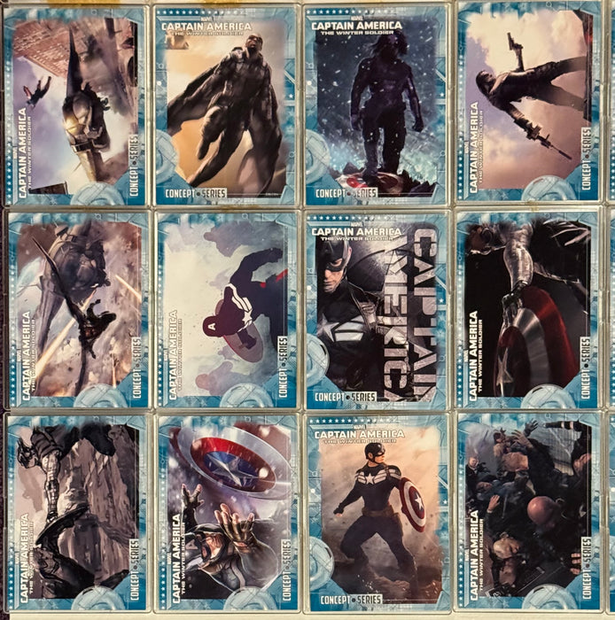 2014 Captain America Winter Soldier Concept Series Chase Card Set CS-1/CS-27 - TvMovieCards.com