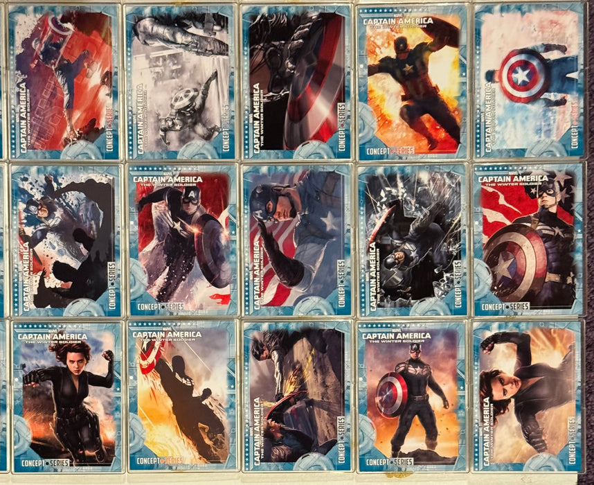 2014 Captain America Winter Soldier Concept Series Chase Card Set CS-1/CS-27 - TvMovieCards.com