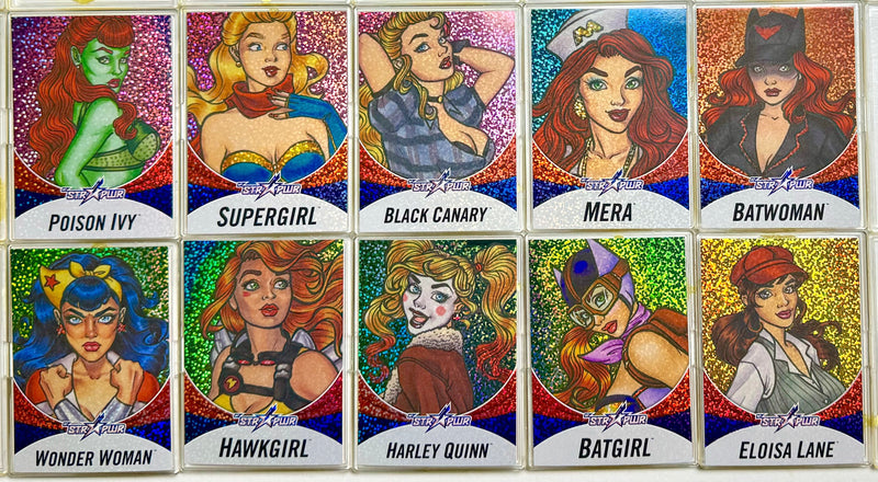 2019 DC Bombshells Series 3 RED CZ STR PWR Complete Set S01 - S10 Cryptozoic   - TvMovieCards.com