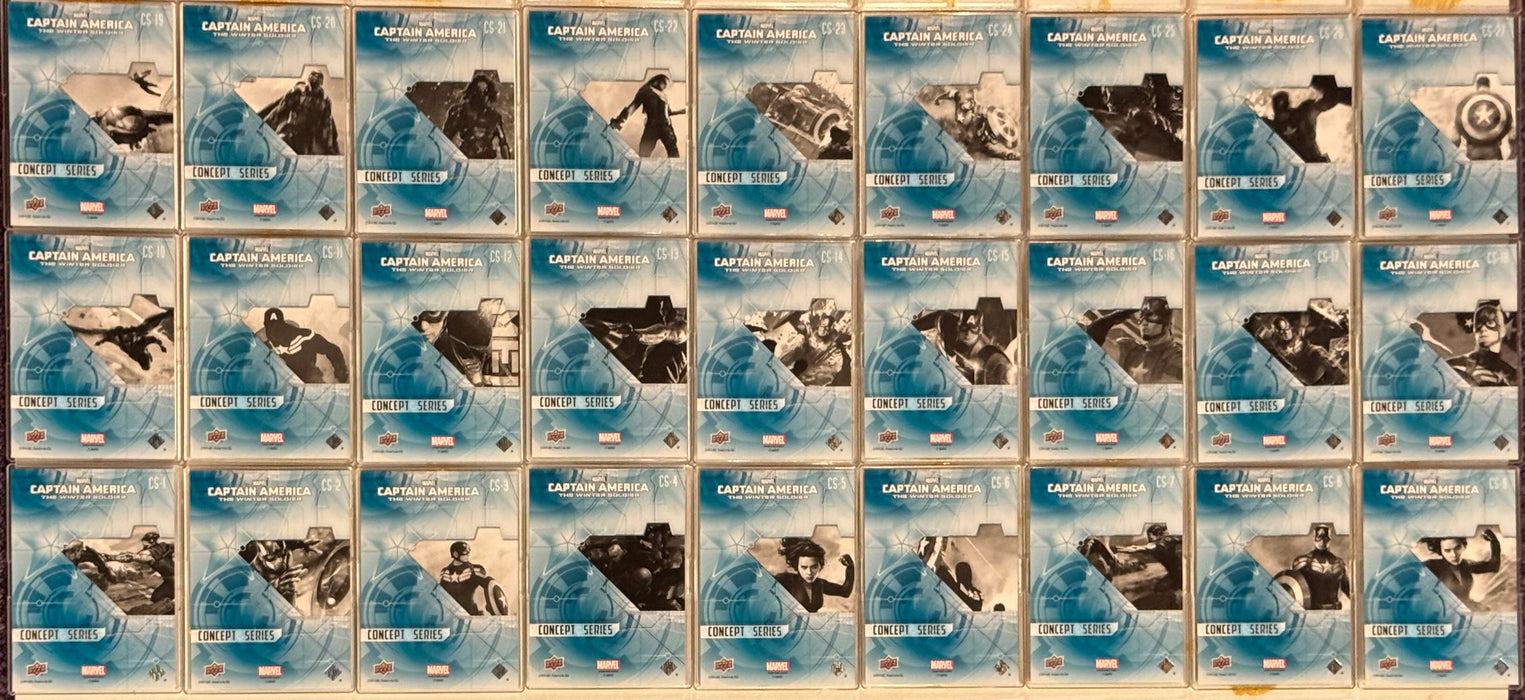 2014 Captain America Winter Soldier Concept Series Chase Card Set CS-1/CS-27 - TvMovieCards.com