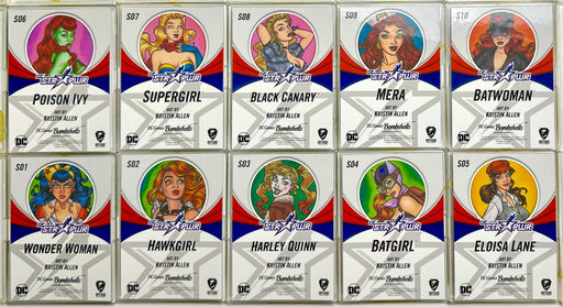 2019 DC Bombshells Series 3 RED CZ STR PWR Complete Set S01 - S10 Cryptozoic   - TvMovieCards.com