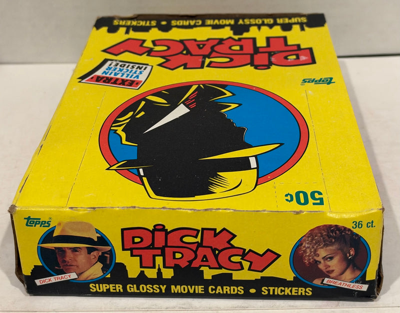 Dick Tracy The Movie Trading Card Box 36 Packs Topps 1990 FULL