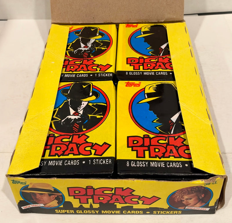 Dick Tracy The Movie Trading Card Box 36 Packs Topps 1990 FULL