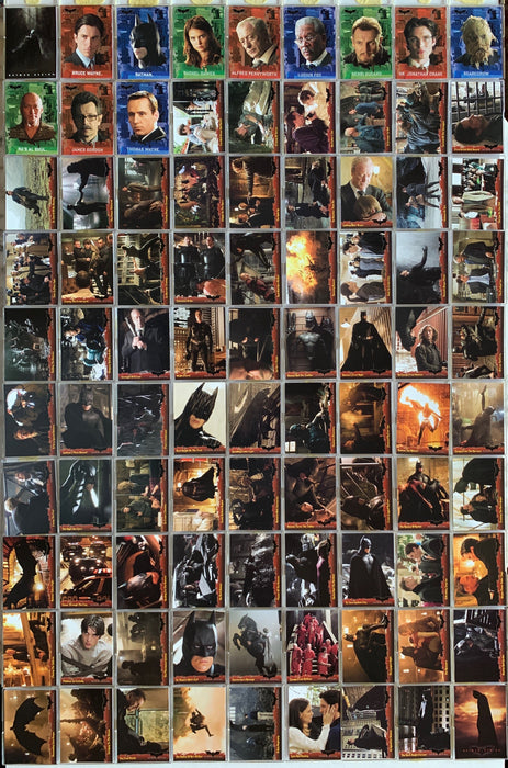 Batman Begins Movie Base Trading Card Set of 90 Cards Topps 2005   - TvMovieCards.com