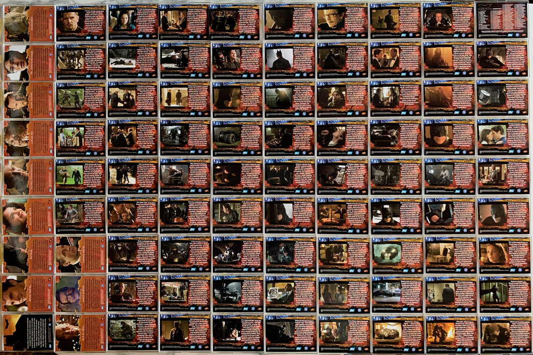 Batman Begins Movie Base Trading Card Set of 90 Cards Topps 2005   - TvMovieCards.com