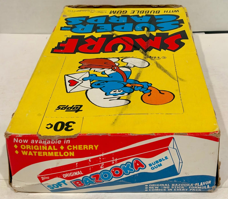 1982 Topps Smurf Supercards FULL 24 Pack Trading Card Wax Box