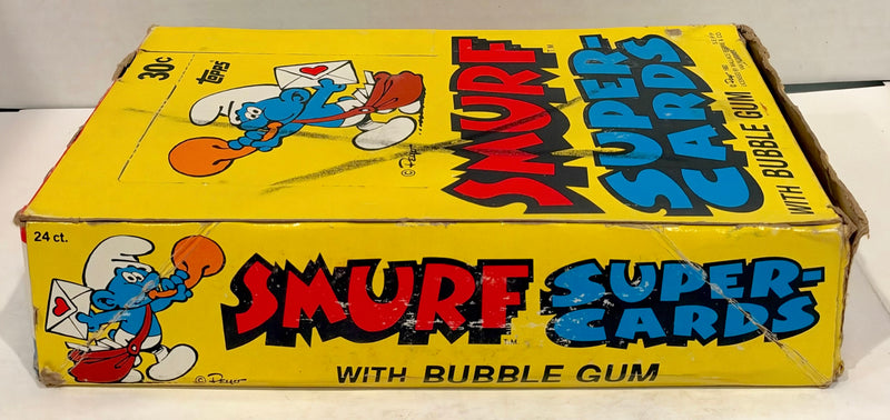 1982 Topps Smurf Supercards FULL 24 Pack Trading Card Wax Box