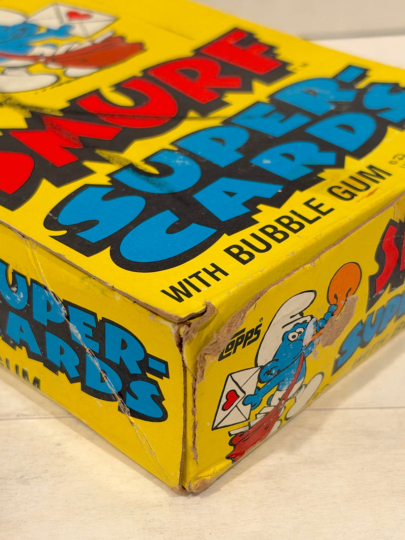 1982 Topps Smurf Supercards FULL 24 Pack Trading Card Wax Box