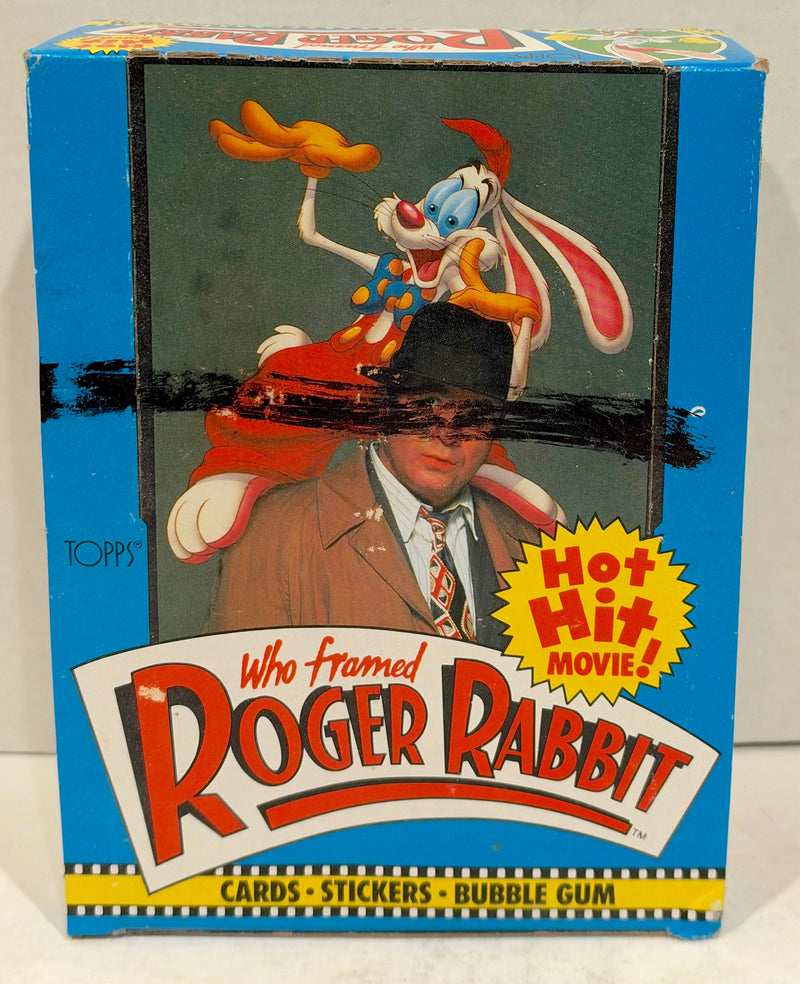 Roger Rabbit (Who Framed) Movie Vintage Bubble Gum Card Box 36 Packs Topps 1988