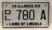1999 Illinois Motorcycle Dealer Dealership License Plate DL 780A Harley Davidson - TvMovieCards.com