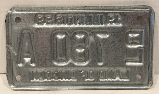 1999 Illinois Motorcycle Dealer Dealership License Plate DL 780A Harley Davidson - TvMovieCards.com