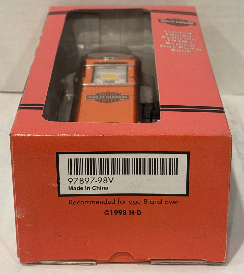 Harley Davidson Motorcycles 1950s Replica Gas Pump Bank 1:12 Scale Diecast 97897 - TvMovieCards.com