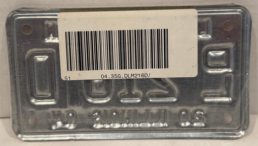 2004 Illinois Motorcycle Dealer Dealership License Plate DL 216D Harley Davidson - TvMovieCards.com