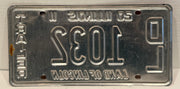 2011 Illinois Dealer Dealership License Plate DL 1032A Trailer - TvMovieCards.com