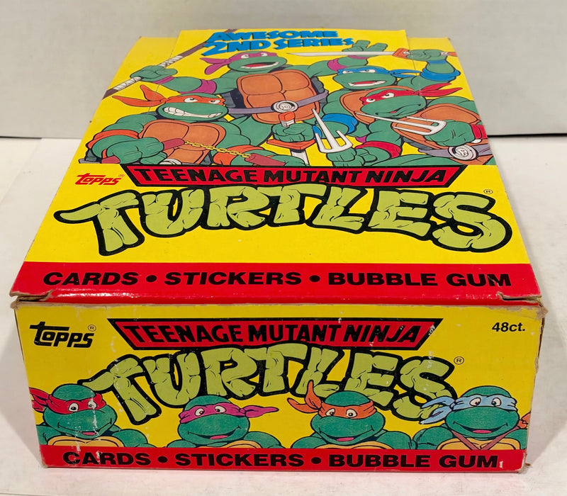 Teenage Mutant Ninja Turtles Cartoon 2nd Series Vintage Card Box 48 Packs Topps