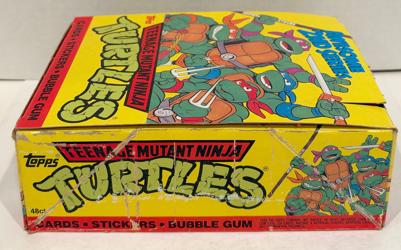 Teenage Mutant Ninja Turtles Cartoon 2nd Series Vintage Card Box 48 Packs Topps