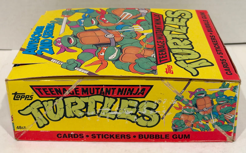 Teenage Mutant Ninja Turtles Cartoon 2nd Series Vintage Card Box 48 Packs Topps