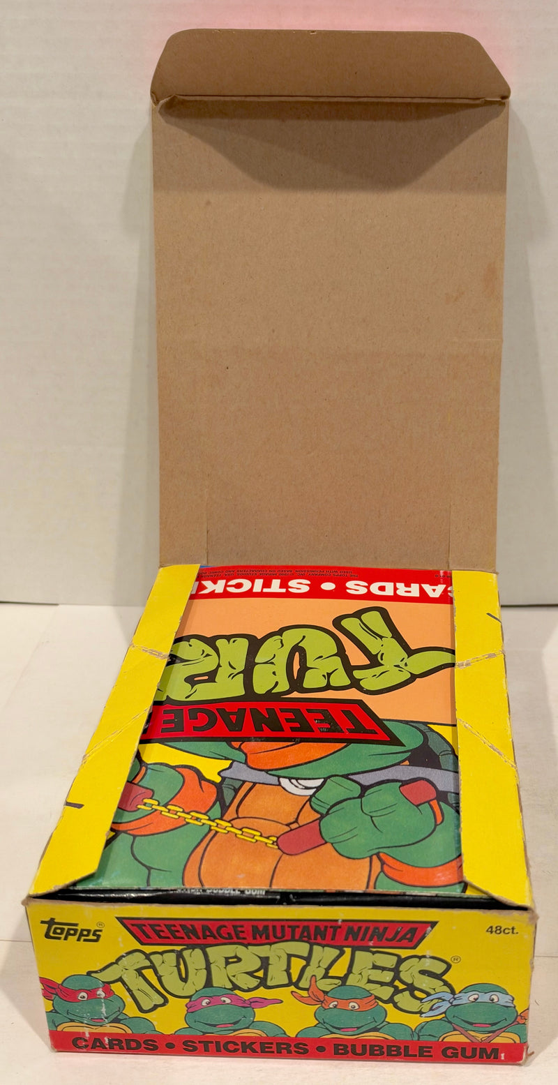 Teenage Mutant Ninja Turtles Cartoon 2nd Series Vintage Card Box 48 Packs Topps