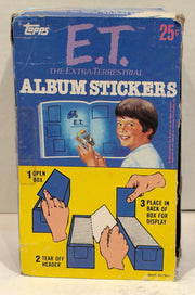 1982 E.T. The Extra Terrestrial Album Sticker Box 100 Packs Sealed Topps Panini - TvMovieCards.com