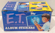 1982 E.T. The Extra Terrestrial Album Sticker Box 100 Packs Sealed Topps Panini - TvMovieCards.com