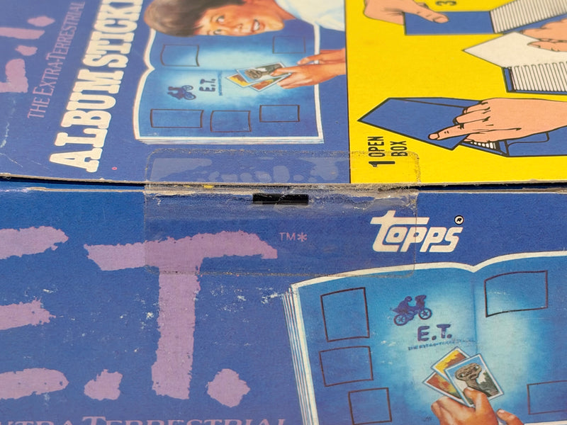 1982 E.T. The Extra Terrestrial Album Sticker Box 100 Packs Sealed Topps Panini - TvMovieCards.com