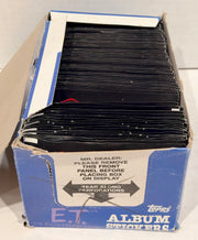 1982 E.T. The Extra Terrestrial Album Sticker Box 100 Packs Sealed Topps Panini - TvMovieCards.com