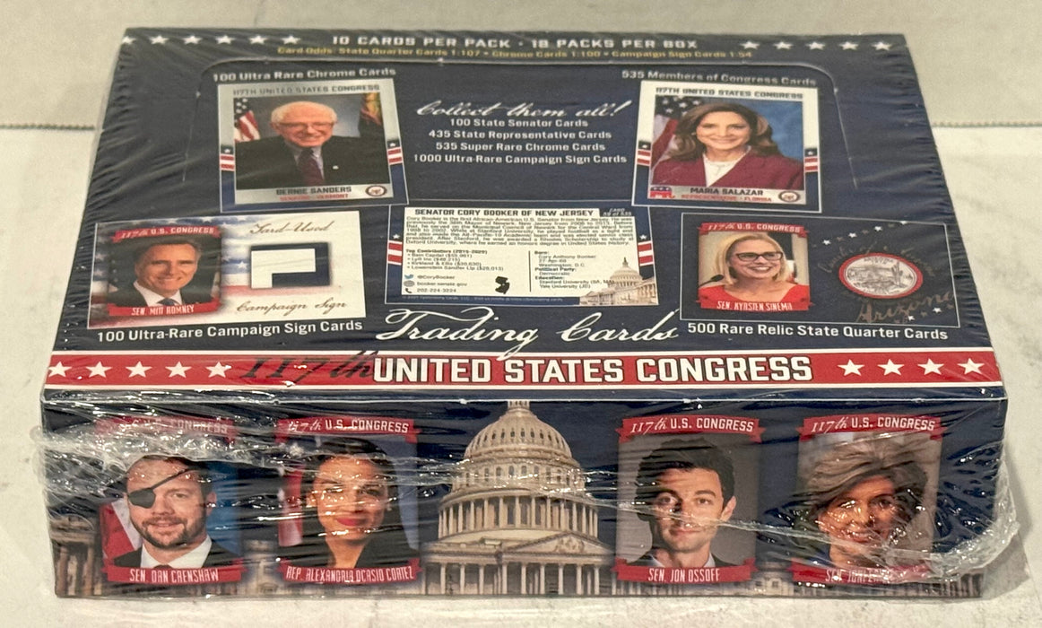 2021 117th United States Congress Hobby Trading Card Box Factory Sealed - TvMovieCards.com