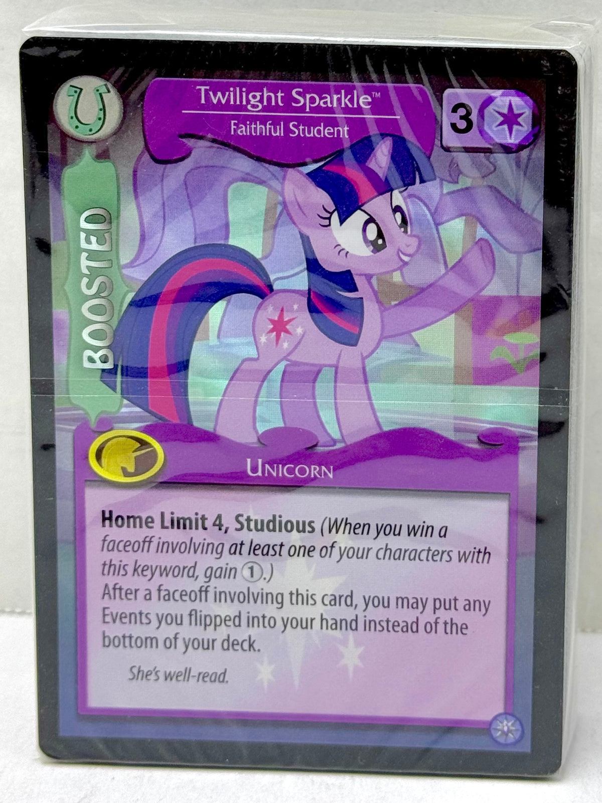 MY LITTLE PONY Twilight Sparkleカスタムカード付き My Little Pony Premiere Twilight Sparkle Theme Deck #f4 MLP