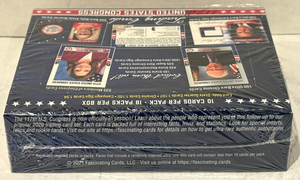 2021 117th United States Congress Hobby Trading Card Box Factory Sealed - TvMovieCards.com