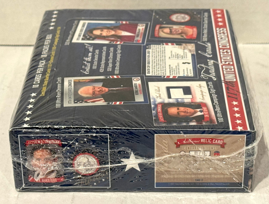2021 117th United States Congress Hobby Trading Card Box Factory Sealed - TvMovieCards.com