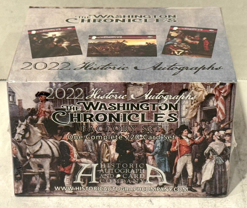 2022 Historic Autographs The Washington Chronicles Factory Card Set 220 Cards - TvMovieCards.com