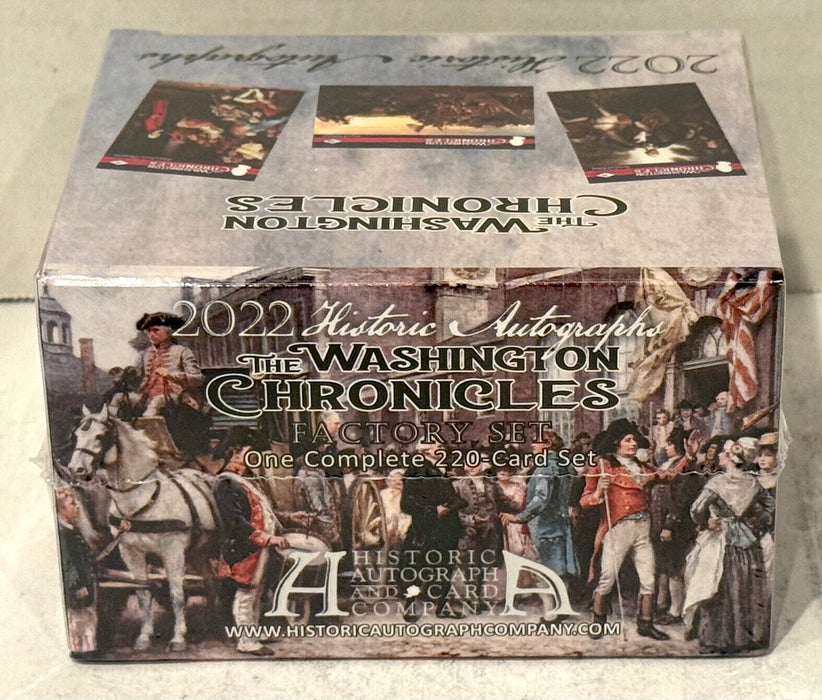 2022 Historic Autographs The Washington Chronicles Factory Card Set 220 Cards - TvMovieCards.com